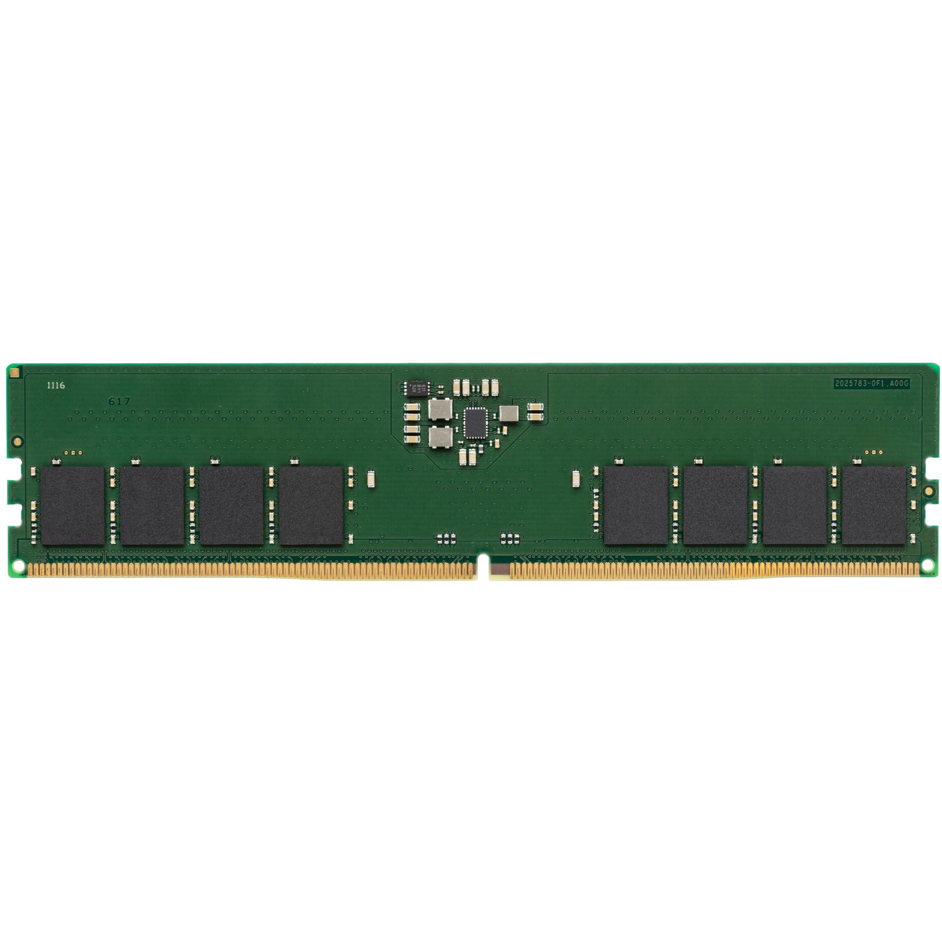 A large main feature product image of Kingston 16GB Single (1x16GB) DDR5-5600 C46