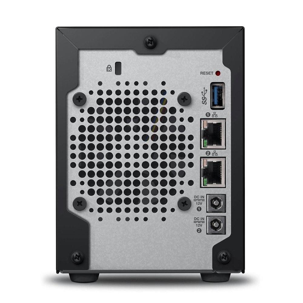 A large main feature product image of WD My Cloud Pro PR2100 4TB NAS Enclosure