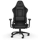 A small tile product image of Corsair TC100 RELAXED Gaming Chair - Leatherette Black/Black