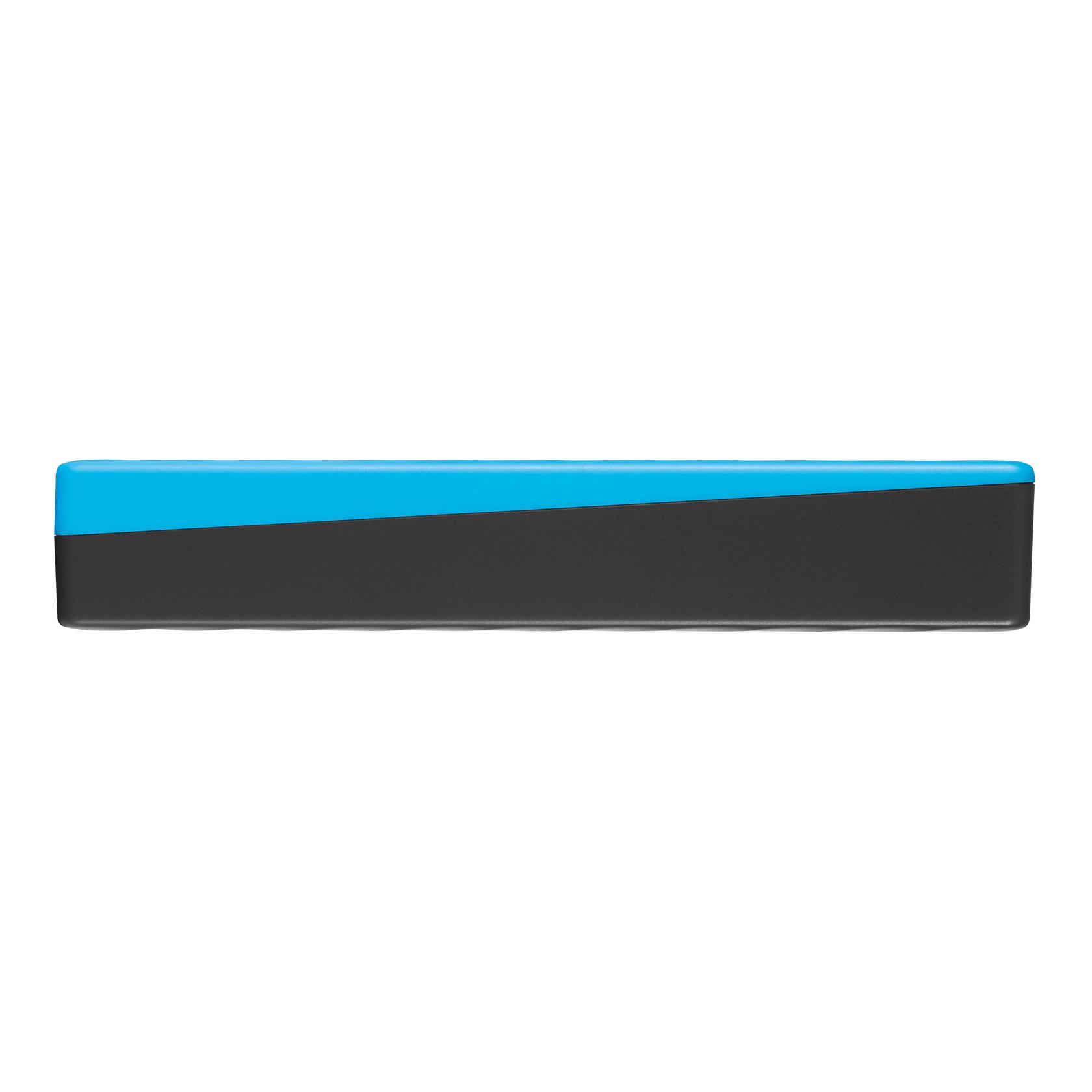 A large main feature product image of WD My Passport Portable HDD - 4TB Blue