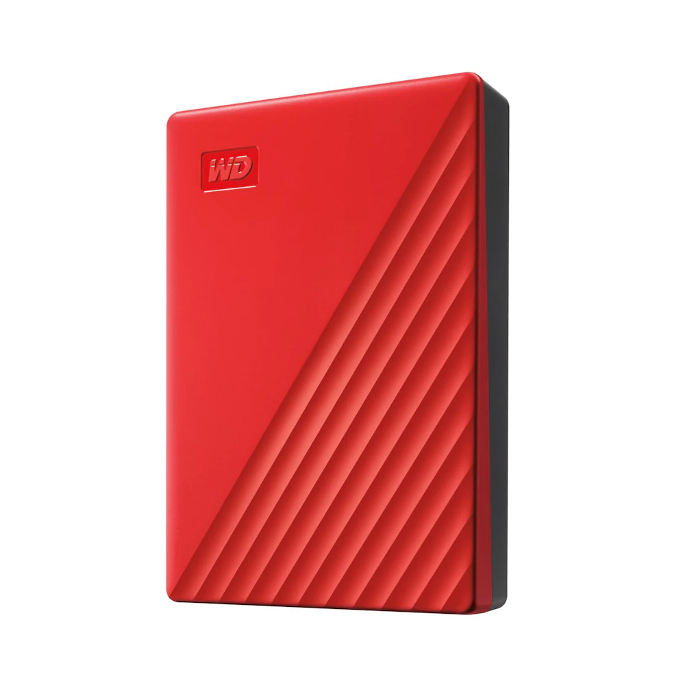WD My Passport Portable HDD - 4TB Red