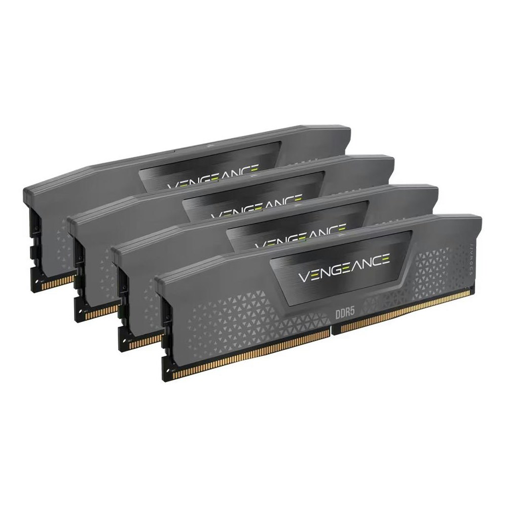 A large main feature product image of Corsair 64GB Kit (4x16GB) DDR5 Vengeance C36 5600MT/s - Cool Grey