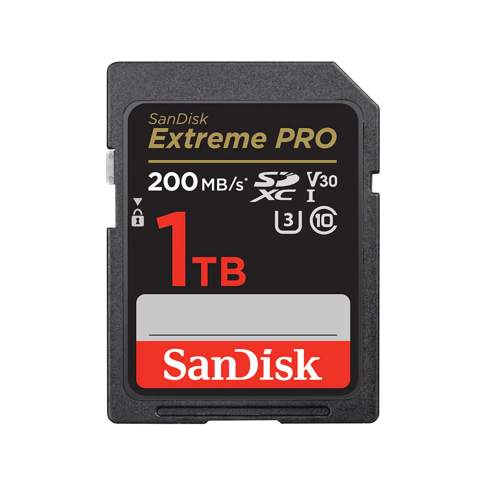 SanDisk Extreme Pro SDXC U3 V30 UHS-I SD Card - 1TB