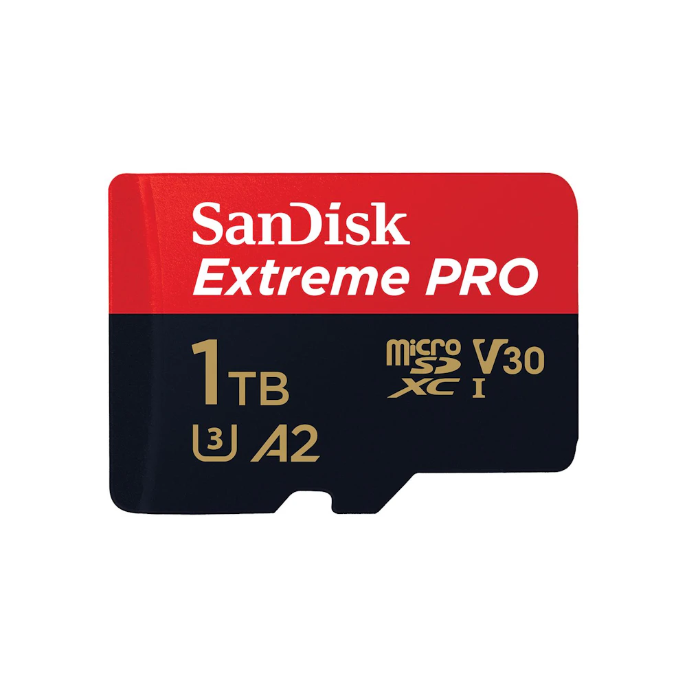 SanDisk Extreme PRO microSDXC U3 V30 A2 UHS-I microSD Card - 1TB