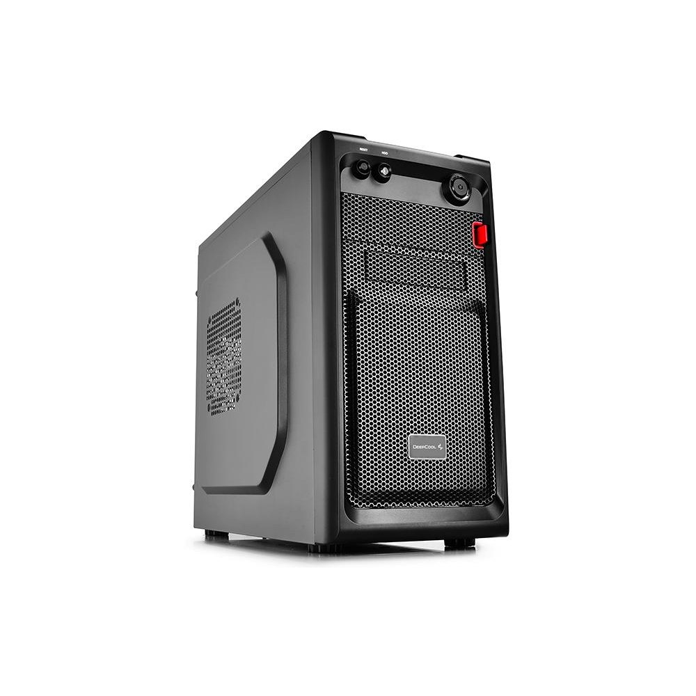 A large main feature product image of DeepCool SMARTER Micro Tower Case - Black