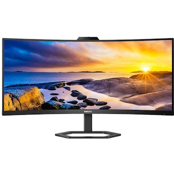 Product image of Philips 34E1C5600HE - 34" Curved UWQHD Ultrawide 100Hz VA Webcam Monitor - Click for product page of Philips 34E1C5600HE - 34" Curved UWQHD Ultrawide 100Hz VA Webcam Monitor