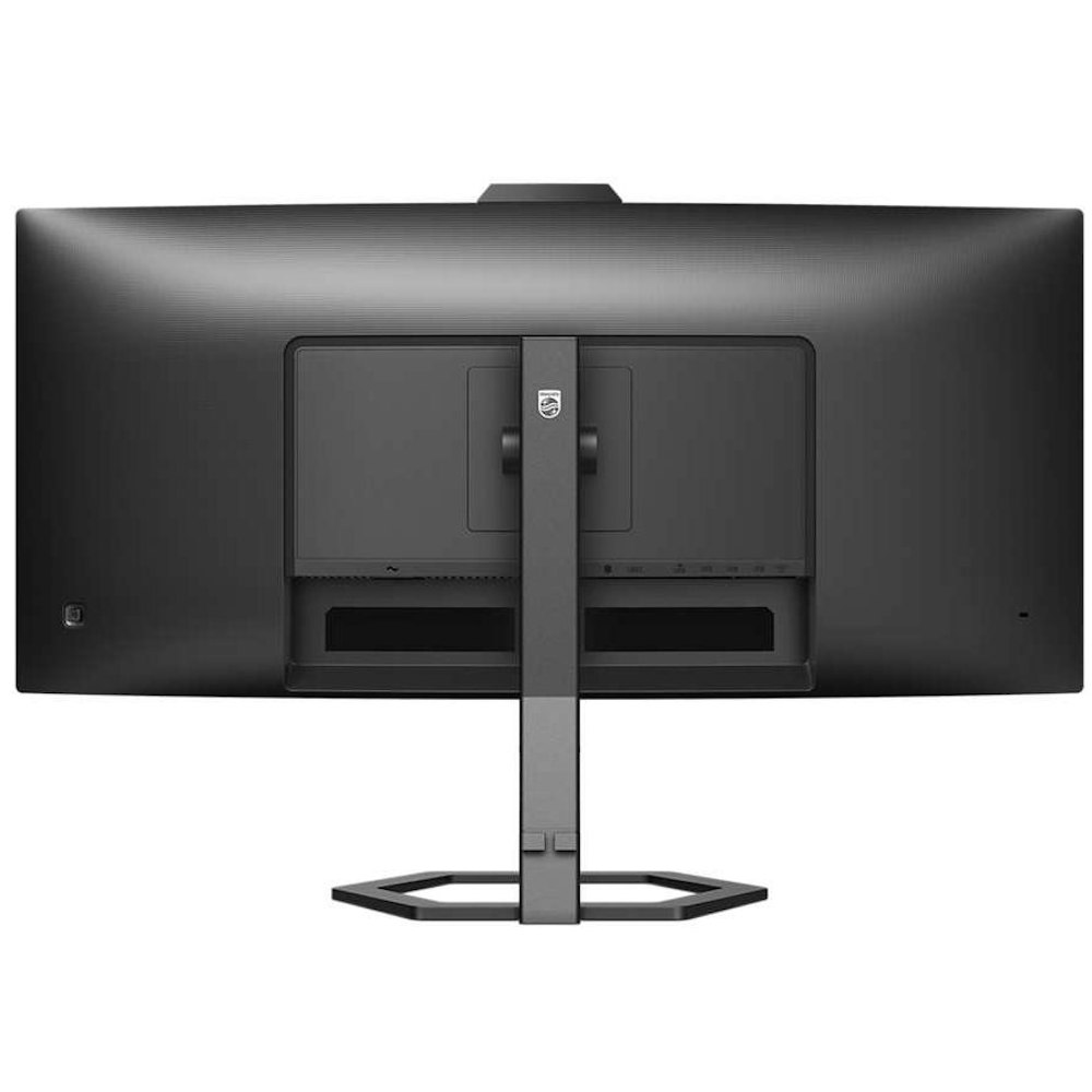 A large main feature product image of Philips 34E1C5600HE - 34" Curved UWQHD Ultrawide 100Hz VA Webcam Monitor