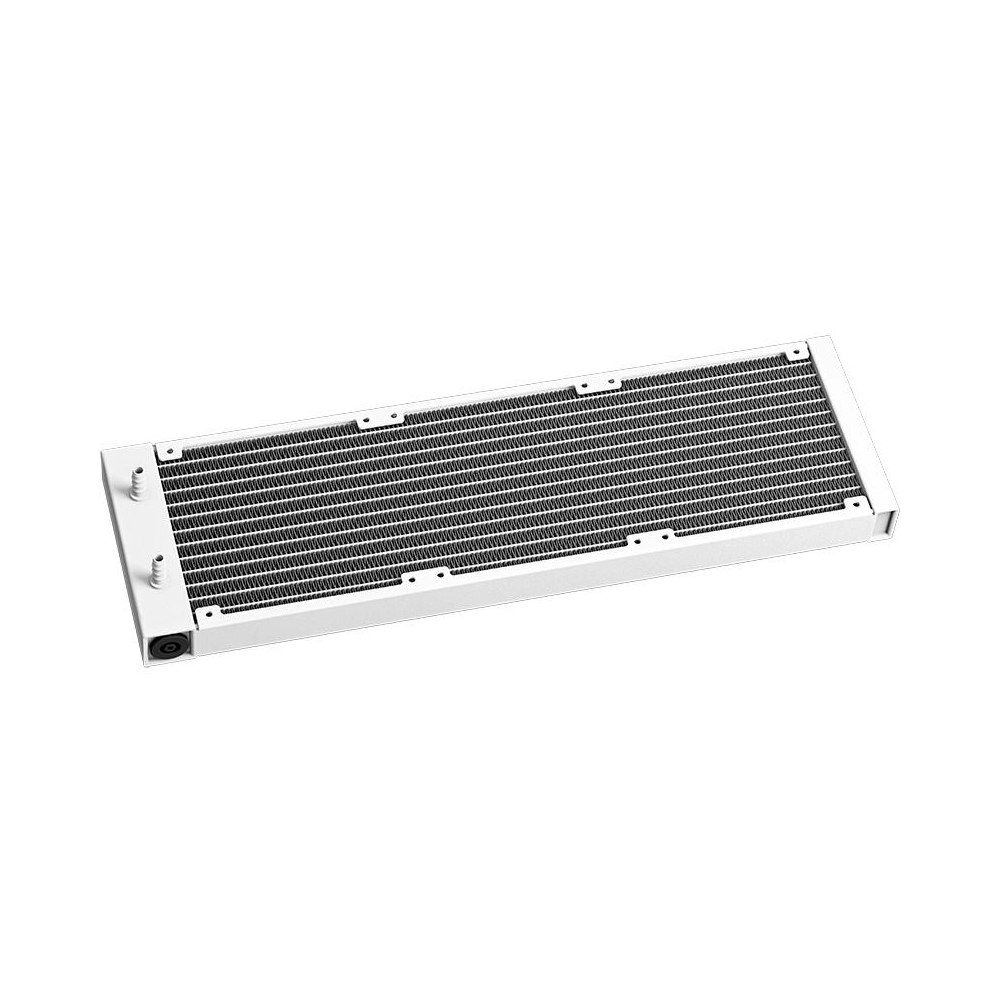 A large main feature product image of DeepCool LT720 360mm AIO CPU Cooler - White