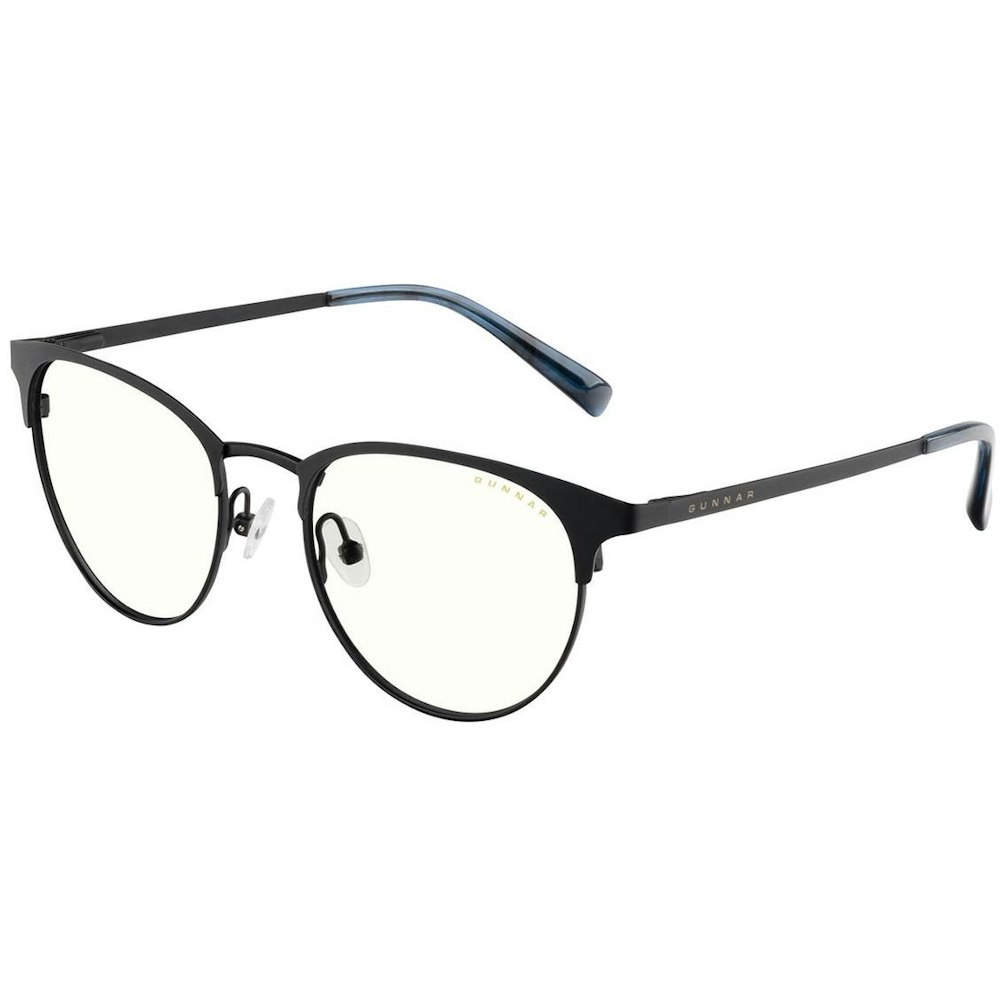 A large main feature product image of Gunnar Apex - Onyx Navy Frame, Clear Lens Indoor Digital Eyewear
