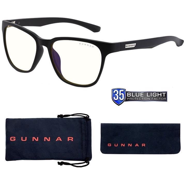 A large main feature product image of Gunnar Berkeley - Onyx Frame, Clear Lens Indoor Digital Eyewear