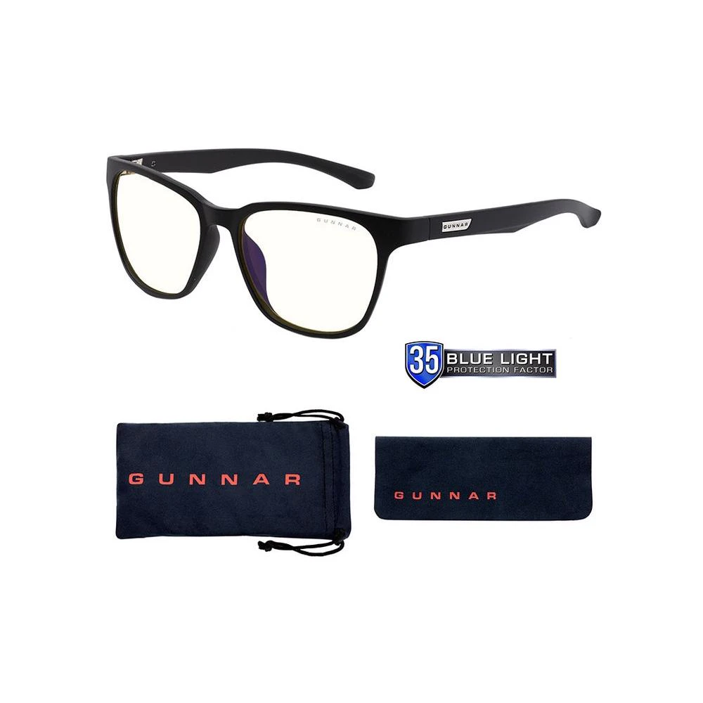 A large main feature product image of Gunnar Berkeley - Onyx Frame, Clear Lens Indoor Digital Eyewear