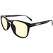 A product image of Gunnar Oakland - Onyx Frame, Amber Lens Indoor Digital Eyewear