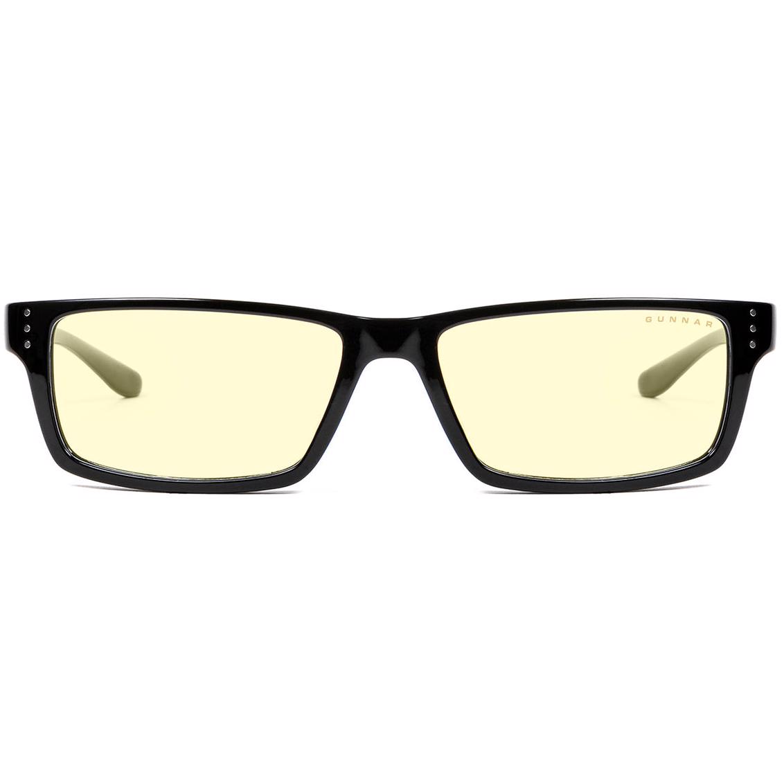 A large main feature product image of Gunnar Riot - Onyx Frame, Amber Lens Indoor Digital Eyewear