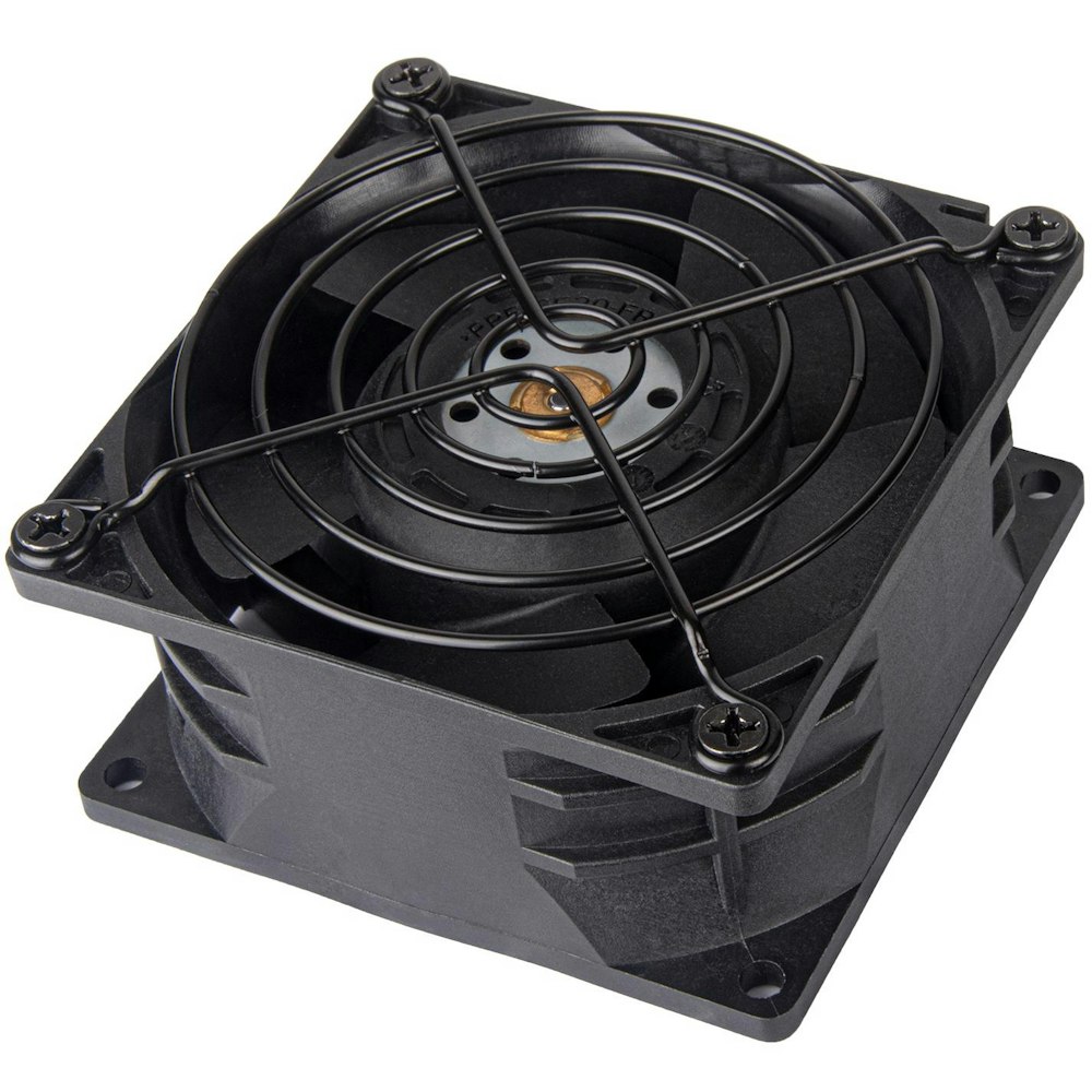A large main feature product image of SilverStone FHS 80X High Performance 80mm PWM Industrial Cooling Fan