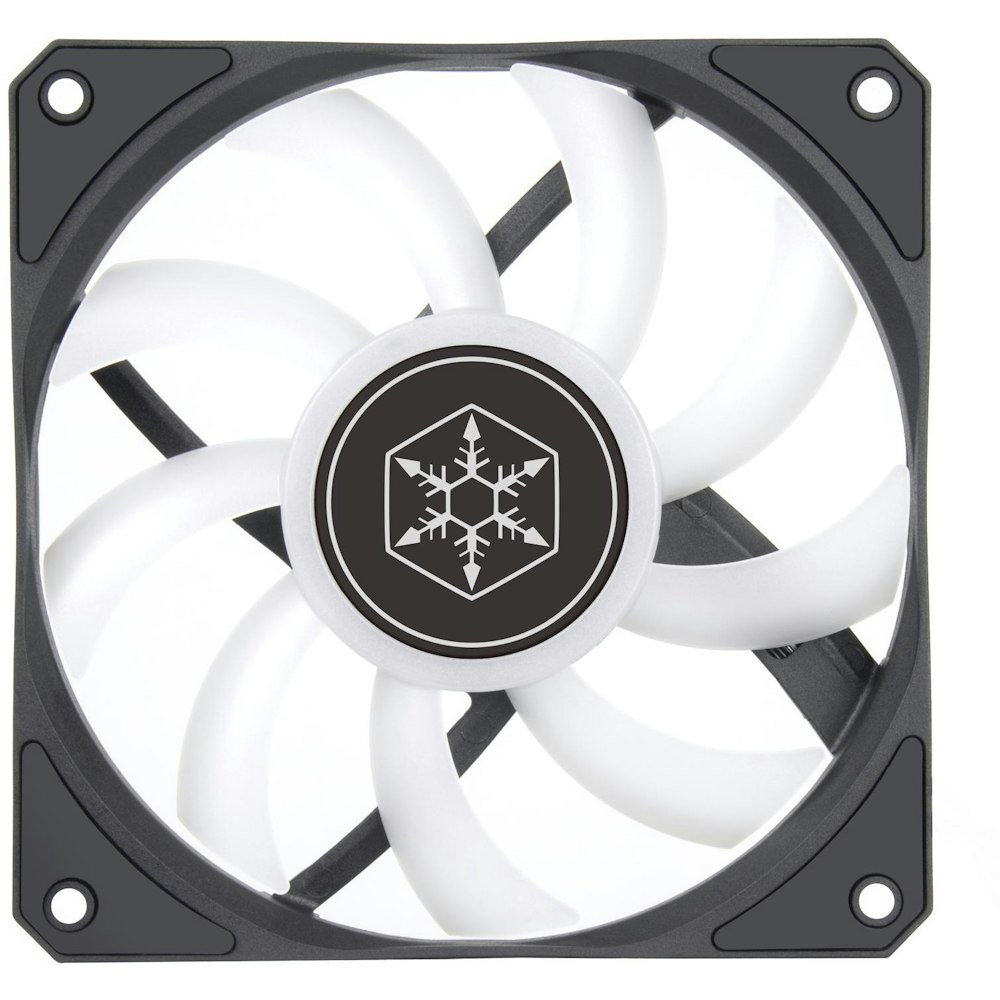 A large main feature product image of Silverstone Air Slimmer ARGB 120mm PWM Cooling Fan