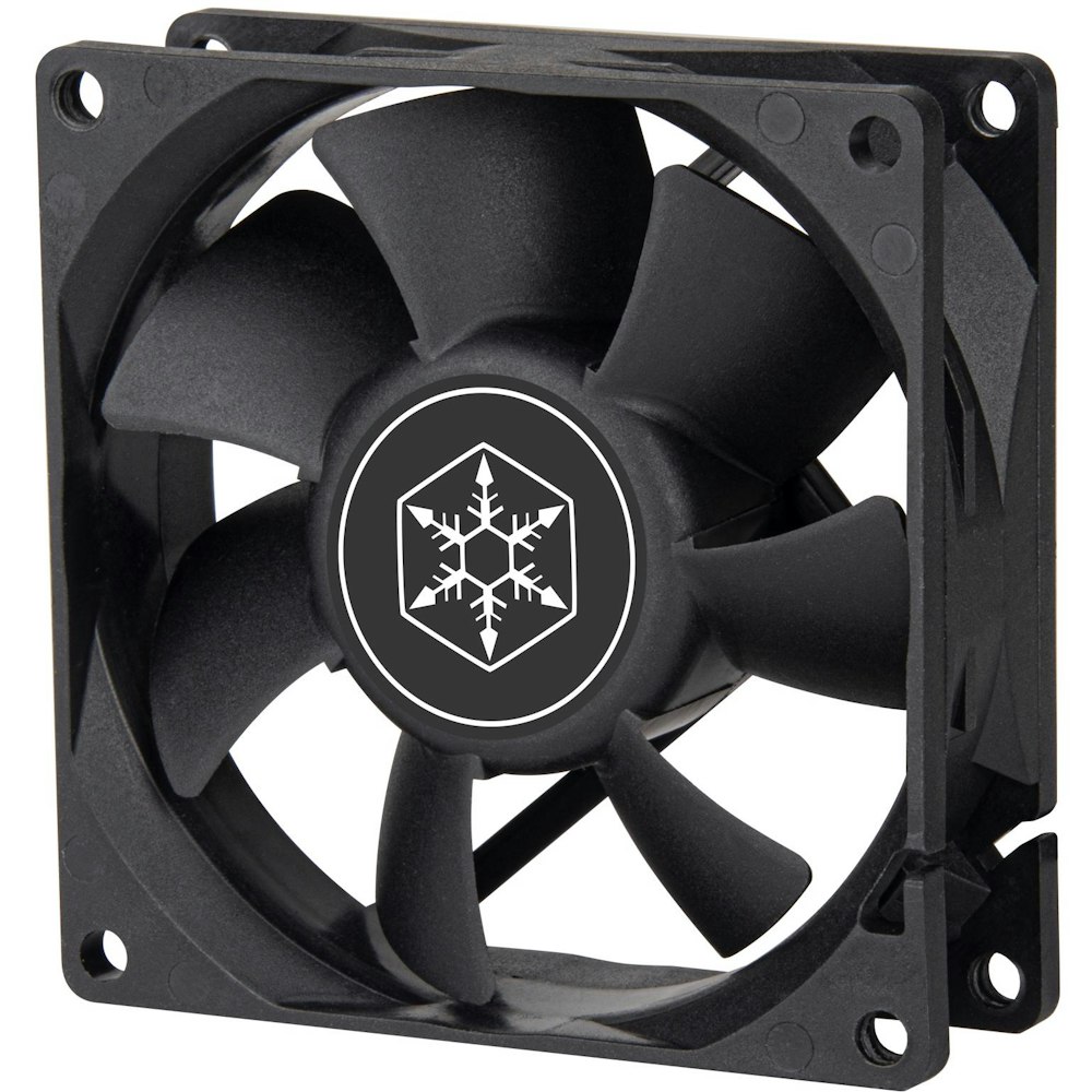 A large main feature product image of SilverStone FN80 High Performance 80mm Cooling Fan
