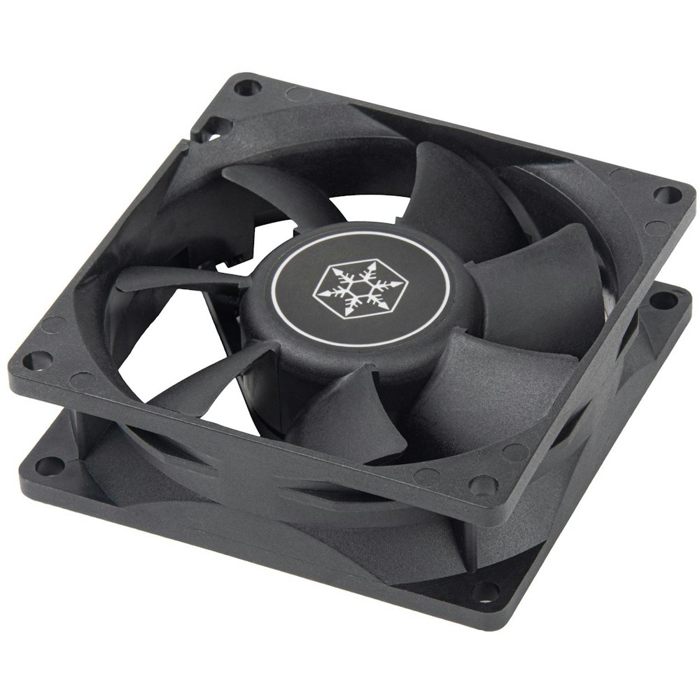 A large main feature product image of SilverStone FN80 High Performance 80mm Cooling Fan