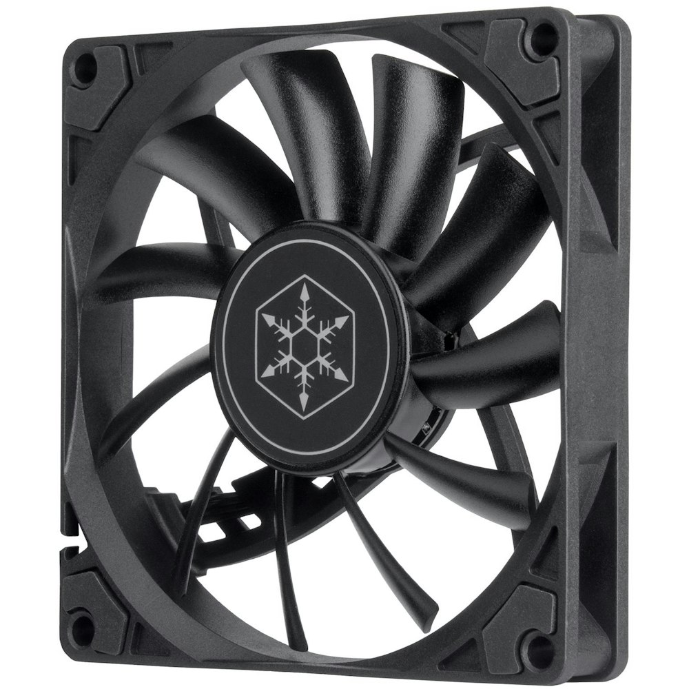 A large main feature product image of SilverStone Air Slimmer 90 92mm PWM Cooling Fan