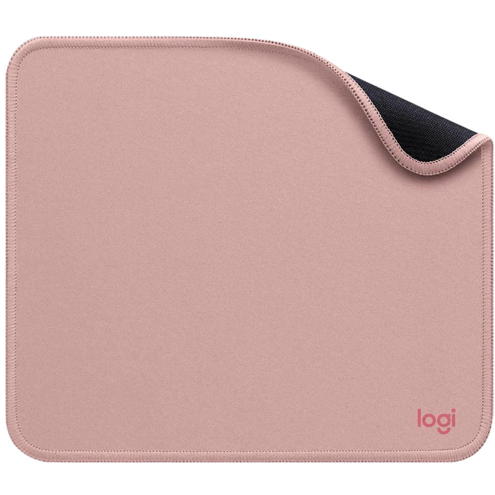 A large main feature product image of Logitech MOUSE PAD Studio Series (Dark Rose)