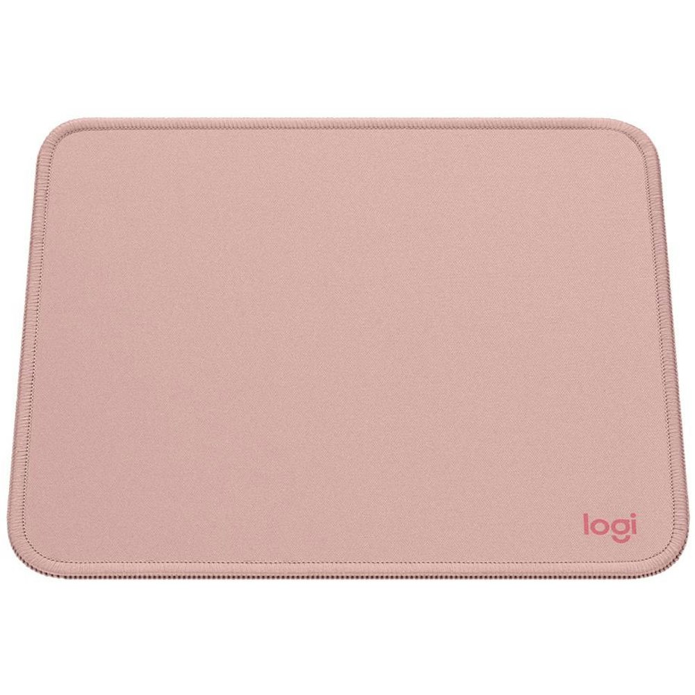 A large main feature product image of Logitech MOUSE PAD Studio Series - Dark Rose
