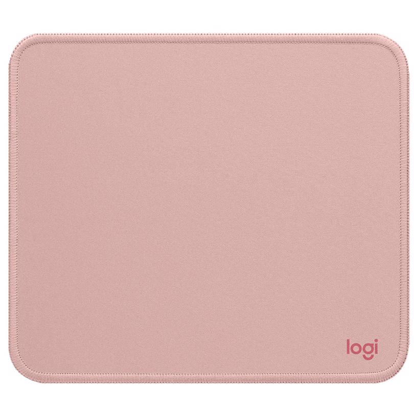 A large main feature product image of Logitech MOUSE PAD Studio Series - Dark Rose