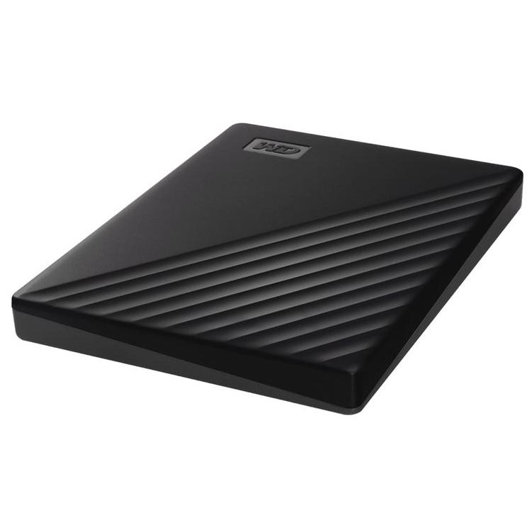 A large main feature product image of WD My Passport USB 3.0 Portable 2.5" External HDD - 2TB Black
