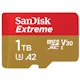 A small tile product image of SanDisk Extreme 1TB MicroSDXC UHS-I Card