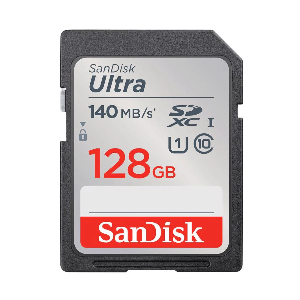 A large main feature product image of SanDisk Ultra SDHC U1 UHS-I SD Card - 128GB