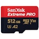 A small tile product image of SanDisk Extreme PRO 512GB MicroSDXC UHS-I Card