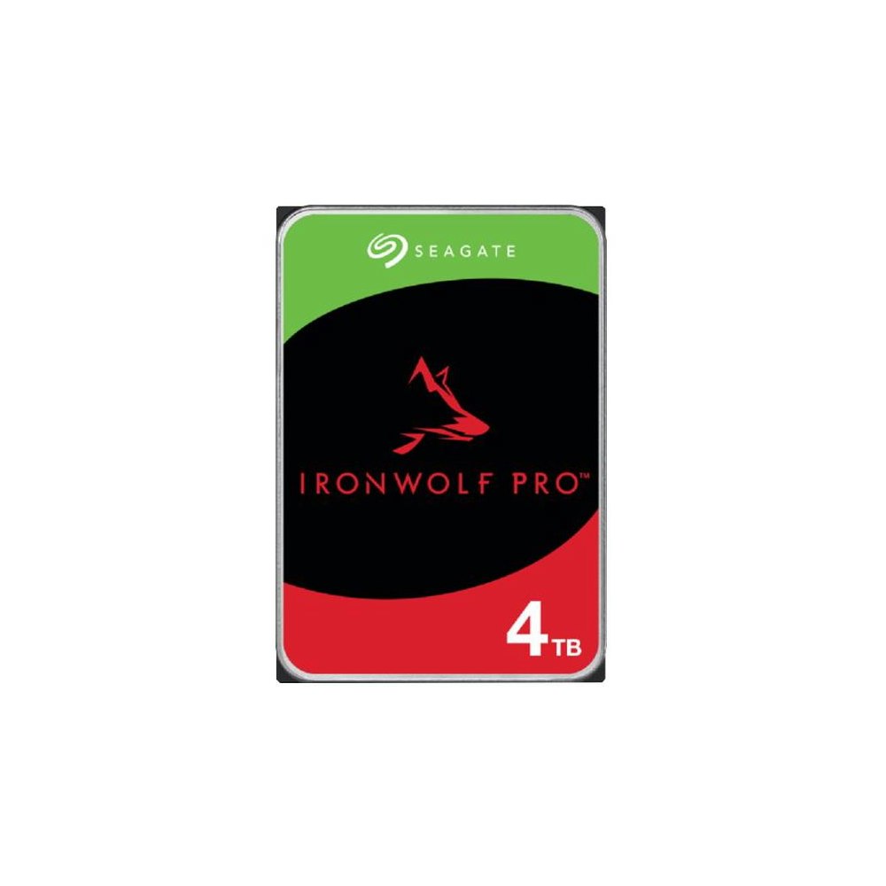 A large main feature product image of Seagate IronWolf Pro 3.5" NAS HDD - 4TB 256MB