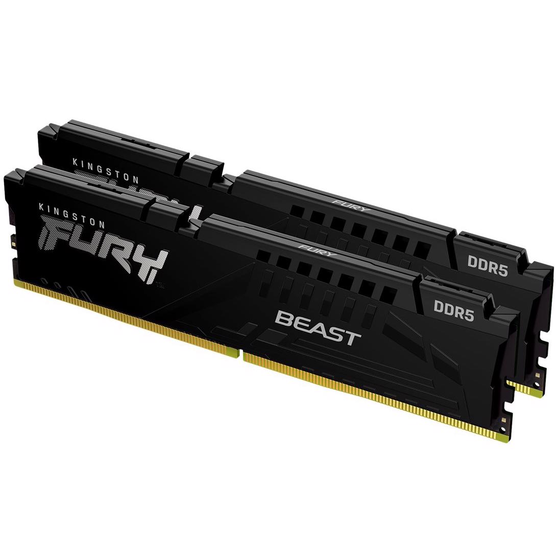 A large main feature product image of Kingston FURY Beast 16GB Kit (2x8GB) DDR5-6000 C36