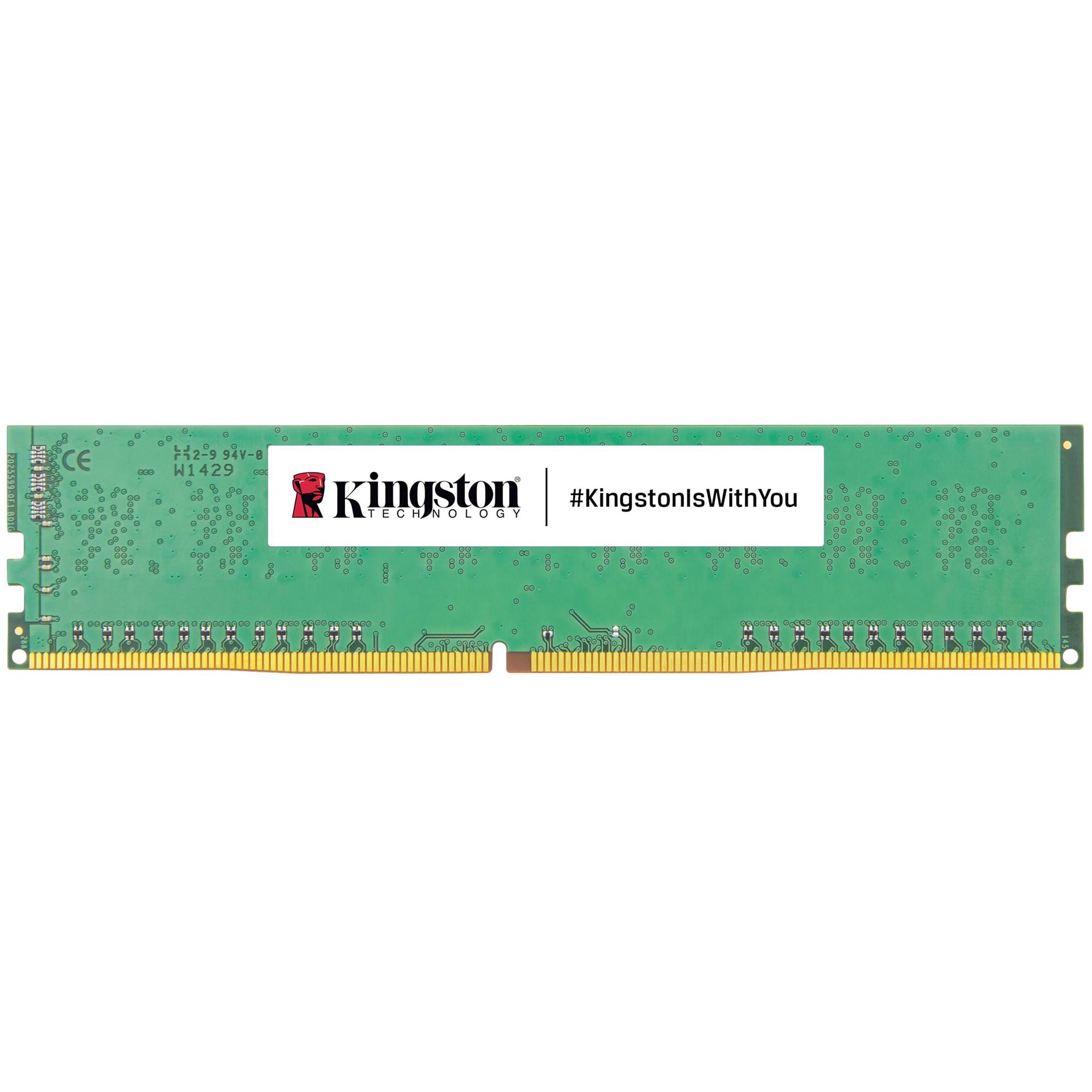 A large main feature product image of Kingston ValueRAM 8GB Single (1x8GB) DDR4-3200 C22