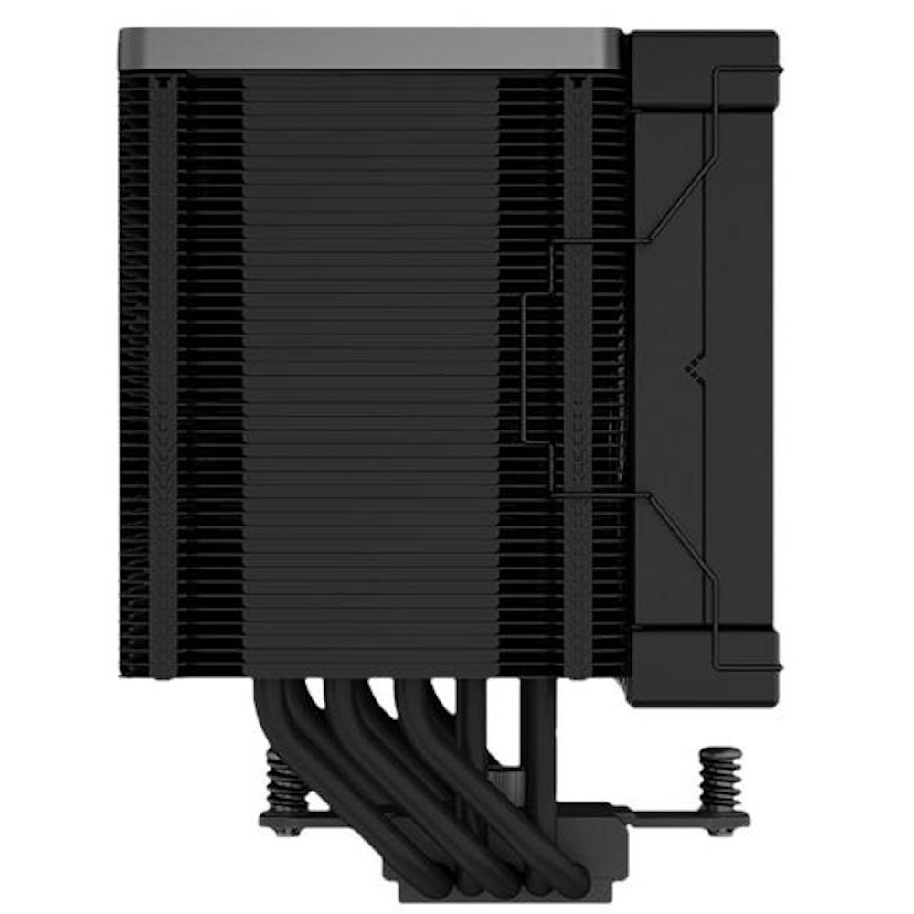 A large main feature product image of DeepCool AK500 ZERO DARK CPU Cooler