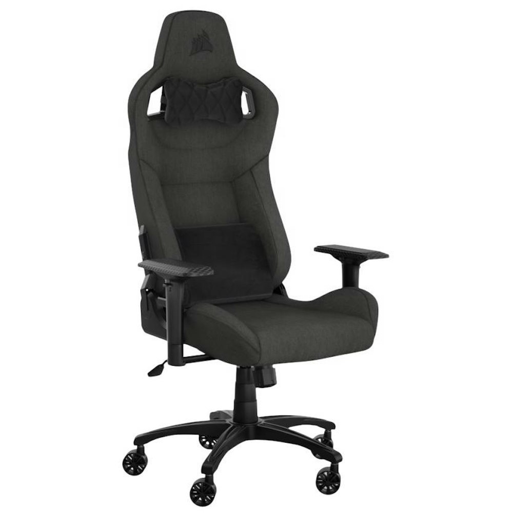 A large main feature product image of Corsair T3 RUSH Gaming Chair (2023) - Charcoal