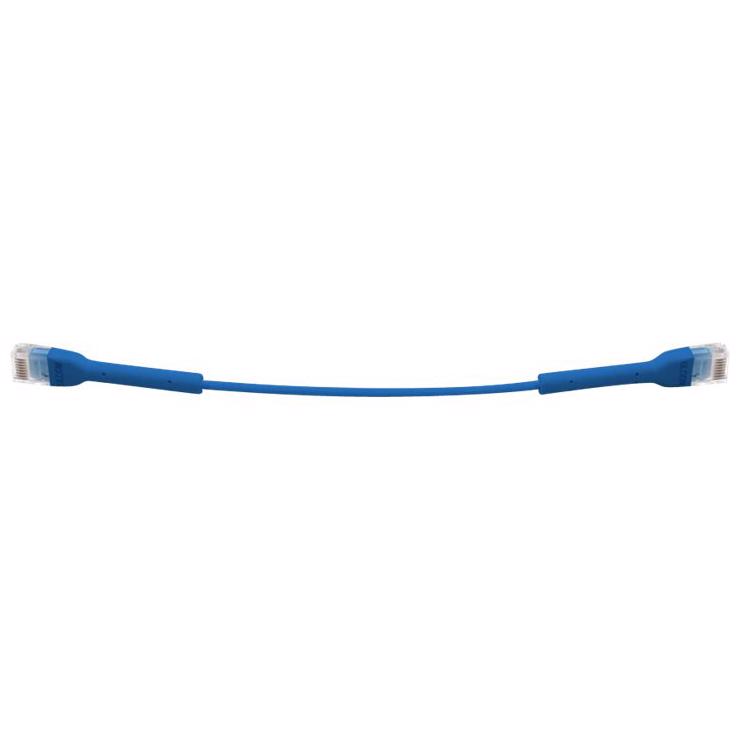A large main feature product image of Ubiquiti UniFi Ultra-Thin Cat6 Patch Cable - 2m (Blue)