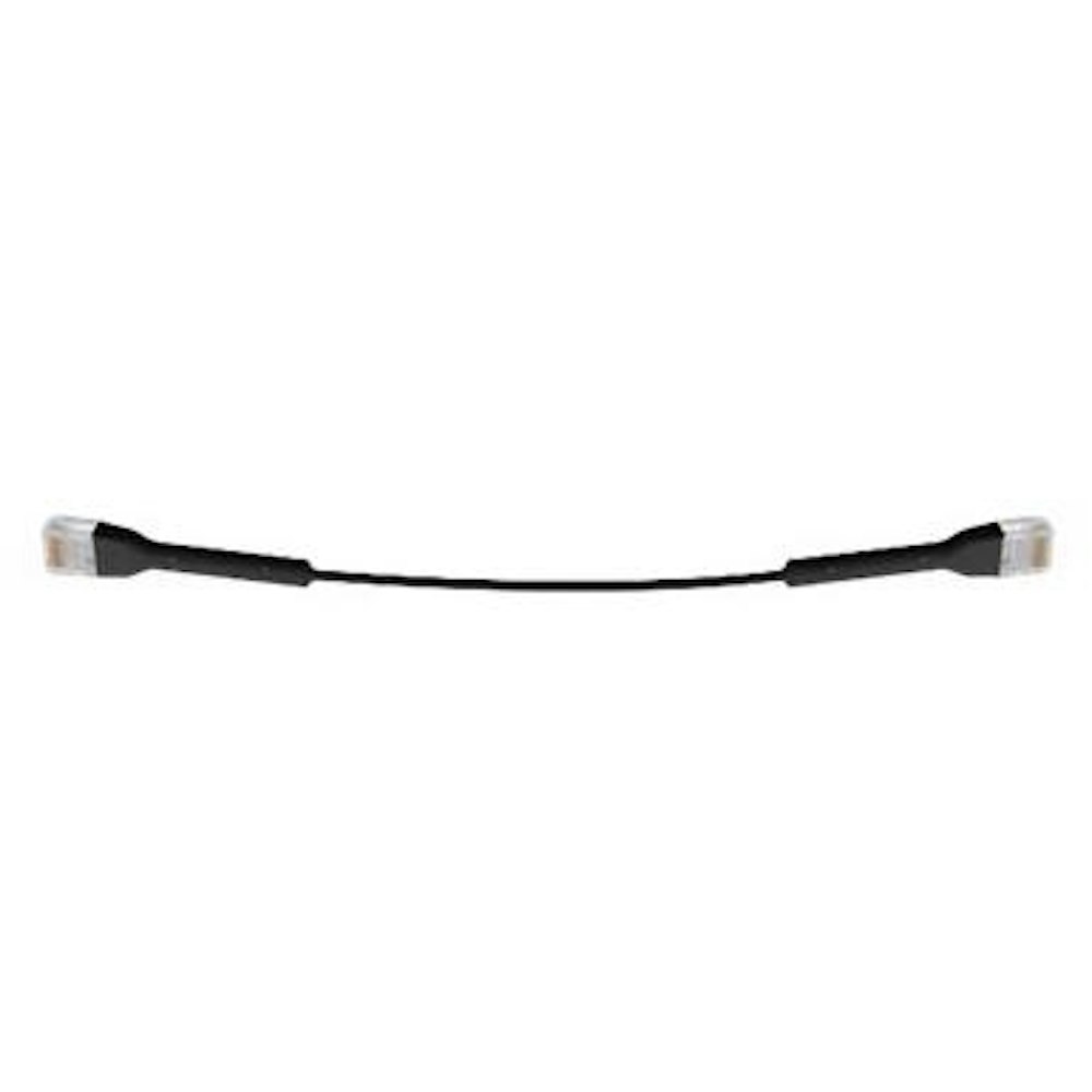 A large main feature product image of Ubiquiti UniFi Cat6 2m Ultra-Thin Bendable Patch Cable - Black