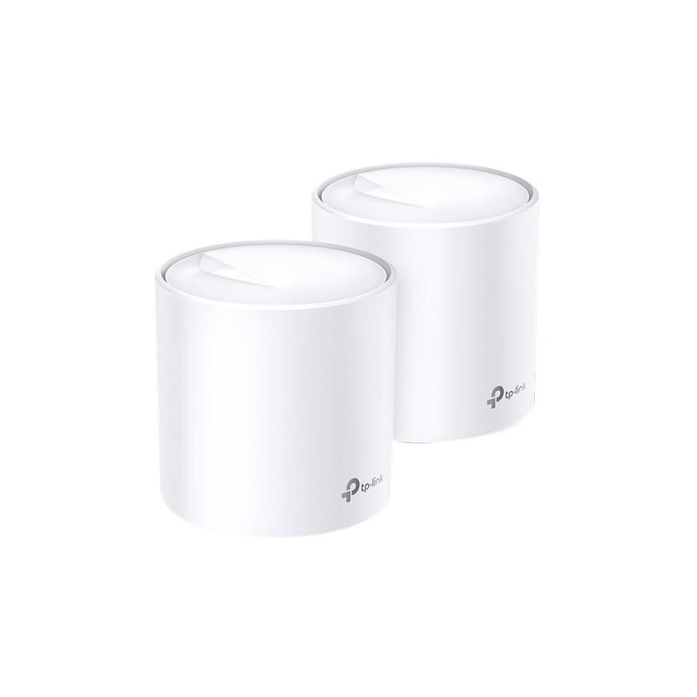 A large main feature product image of TP-Link Deco X20 - AX1800 Wi-Fi 6 Mesh System (2 Pack)