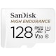 A small tile product image of SanDisk High Endurance 128GB UHS-I MicroSDXC Card