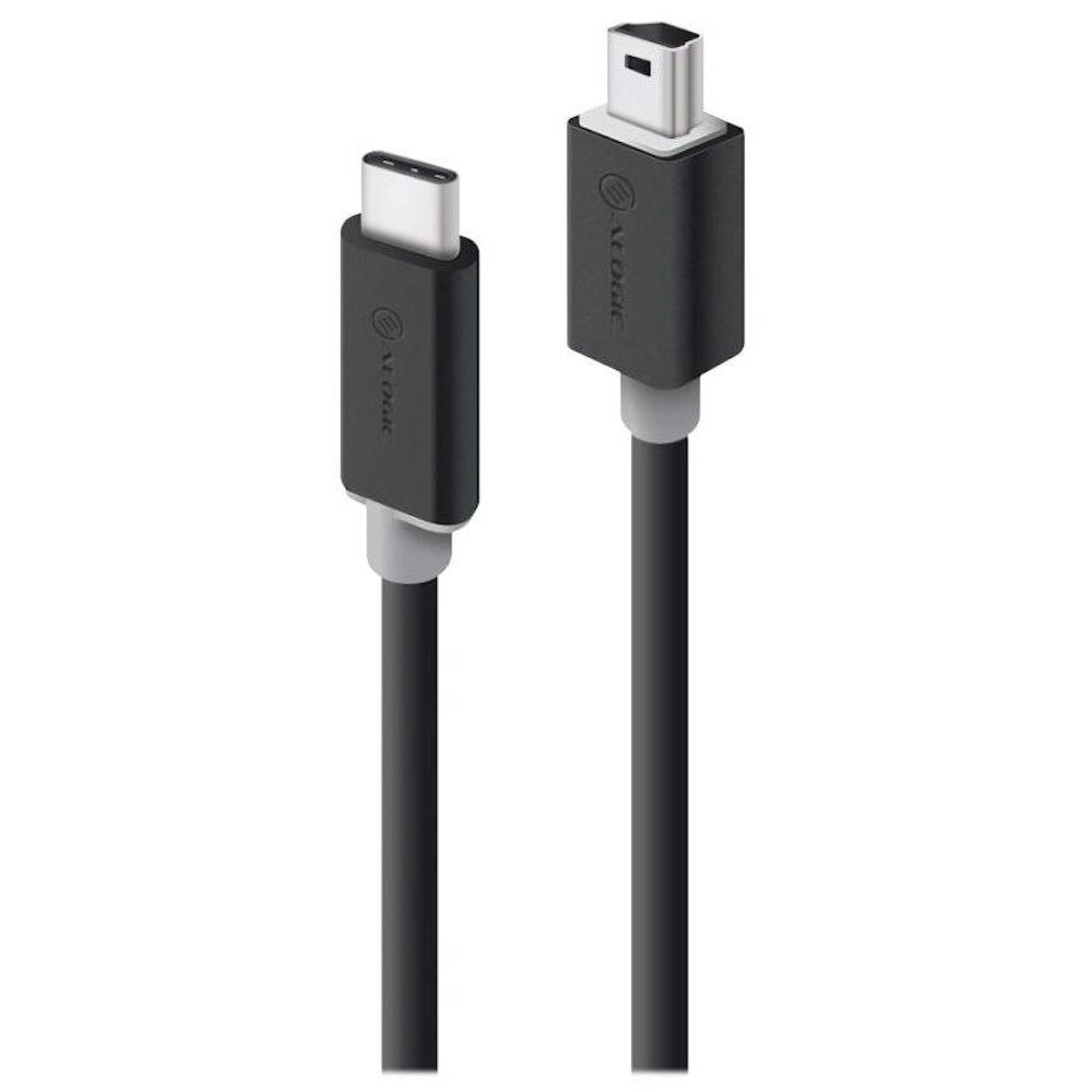 A large main feature product image of ALOGIC 1m USB Type-C to USB 2.0 Mini USB Cable