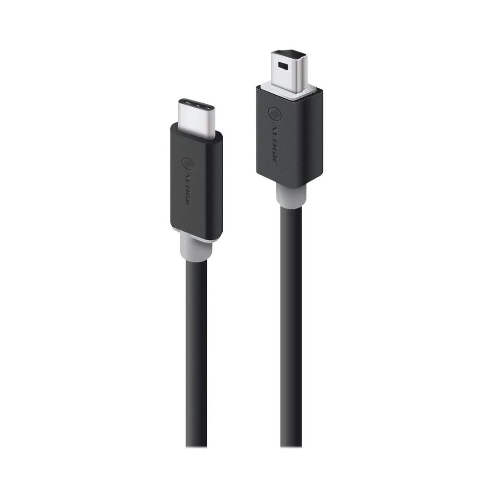 A large main feature product image of ALOGIC 1m USB Type-C to USB 2.0 Mini USB Cable