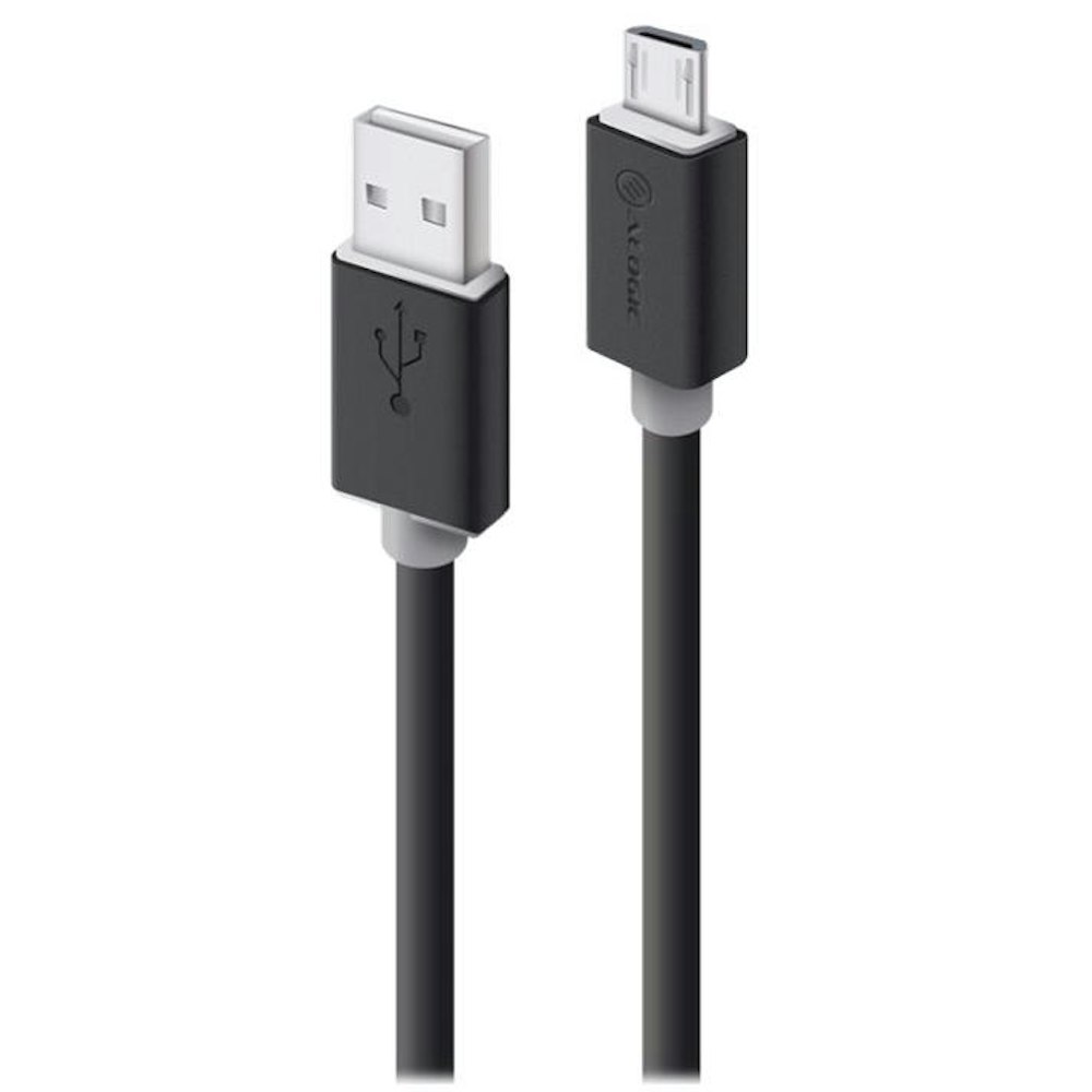 A large main feature product image of ALOGIC USB 2.0 Type-A to Type-B Micro M-M 2m Cable