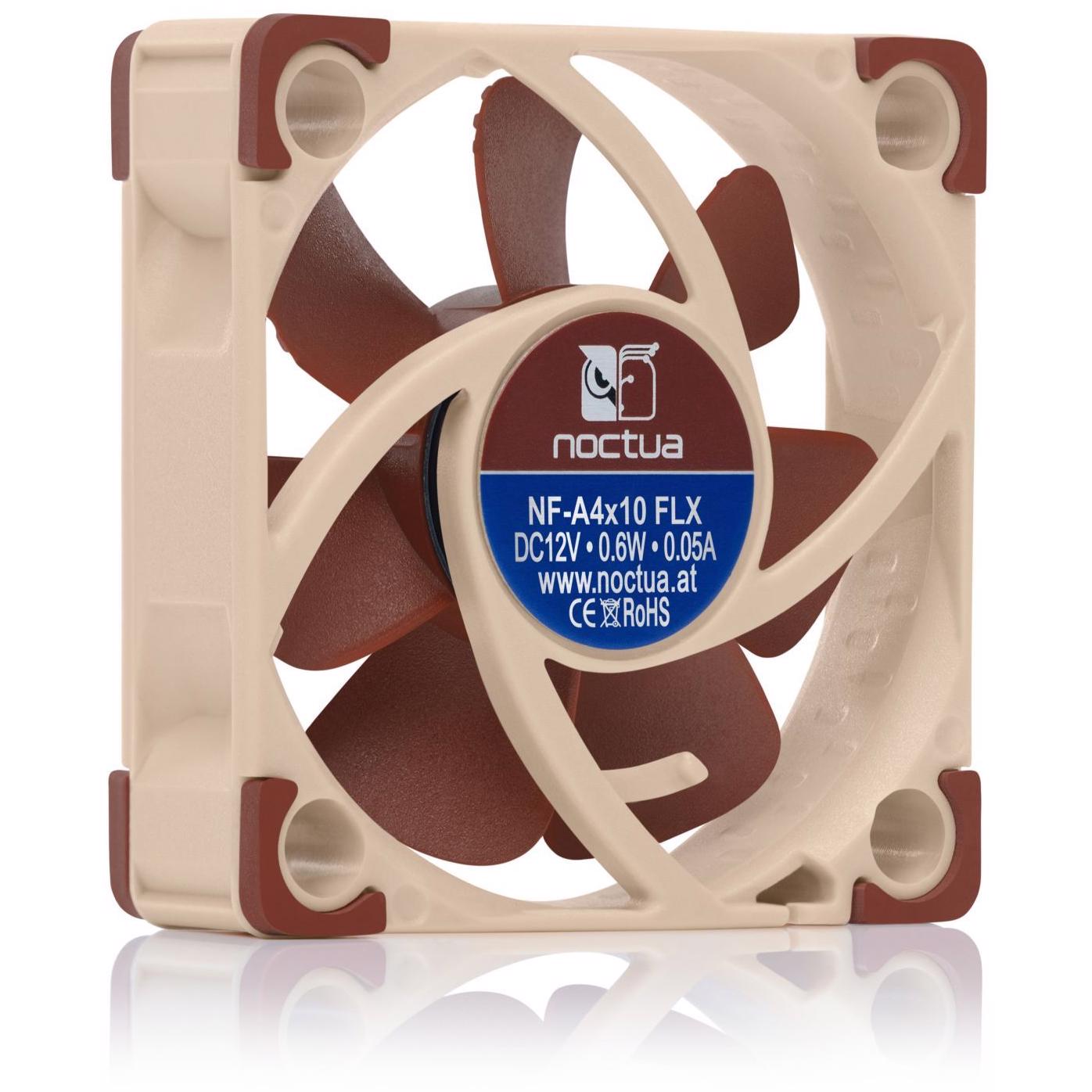 A large main feature product image of Noctua NF-A4x10-FLX 40mm x10mm 4500RPM 3-Pin Cooling Fan