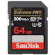 A small tile product image of SanDisk Extreme Pro SDXC U3 V30 UHS-I SD Card - 64GB