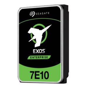 A large main feature product image of Seagate EXOS 7E10 Enterprise HDD - 10TB 256MB