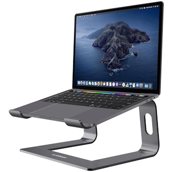 Product image of mBeat Stage S1 Elevated 16" Notebook Stand - Space Grey - Click for product page of mBeat Stage S1 Elevated 16" Notebook Stand - Space Grey
