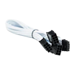 A small tile product image of GamerChief 12VHPWR 450W 3x8-Pin 45cm Sleeved Extension Cable (White)