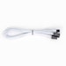 A product image of GamerChief 12VHPWR 450W 3x8-Pin 45cm Sleeved Extension Cable (White)