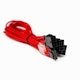 A small tile product image of GamerChief 12VHPWR 450W 3x8-Pin 45cm Sleeved Extension Cable (Red)