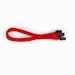 A product image of GamerChief 12VHPWR 450W 3x8-Pin 45cm Sleeved Extension Cable (Red)