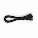 A product image of GamerChief 12VHPWR 600W 4x8-Pin 45cm Sleeved Extension Cable (Black)